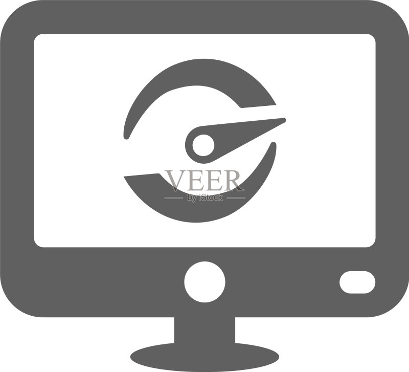 应用程序页面速度图标灰色图标素材