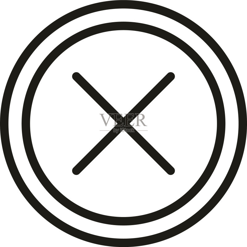 用户界面操作系统错误按钮图标素材