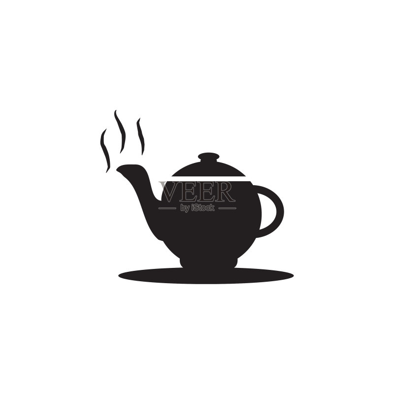 茶壶图标标志设计模板图标素材