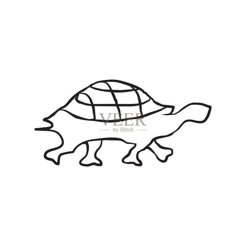 乌龟动物logo设计模板图标素材