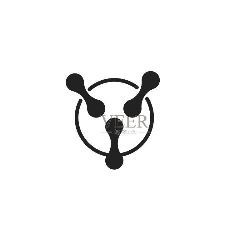 字母Y创意圆形科技模板Logo图标素材