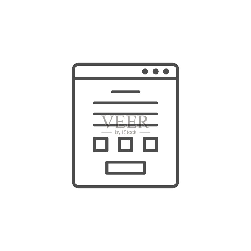 在线表格轮廓图标图标素材