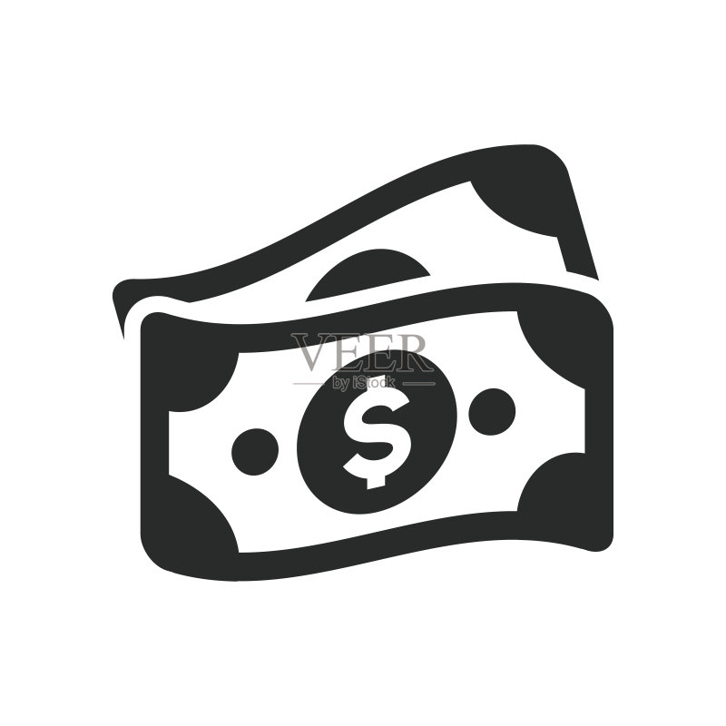 美元货币图标矢量设计图标素材
