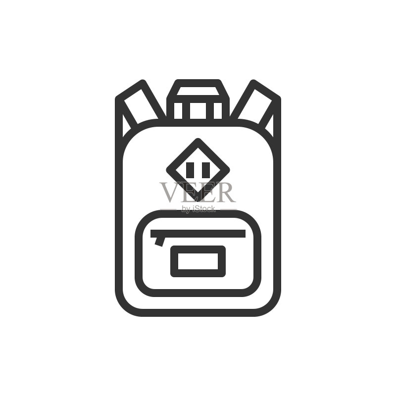 书包图标矢量素材图标素材