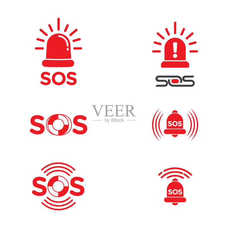 SOS图标设计图标素材