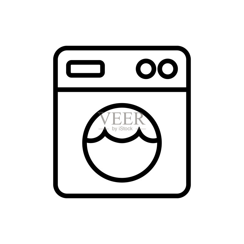 洗衣机图标图标素材