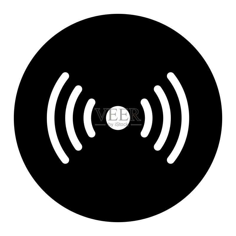 互联网WiFi信号图标矢量图图标素材