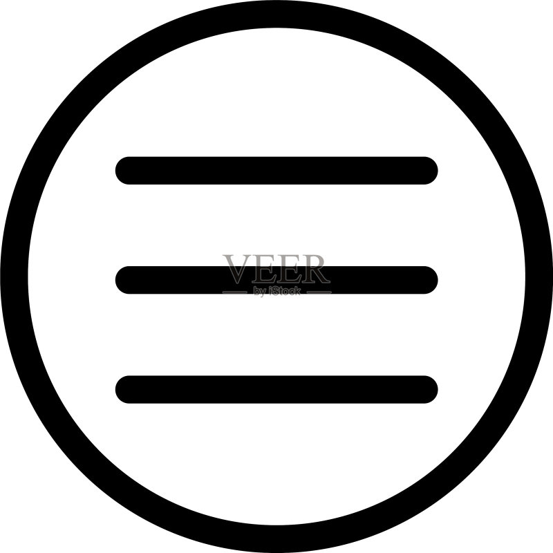 选项菜单界面线性风格图标图标素材