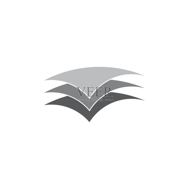 纸鸟飞行设计logo图标素材