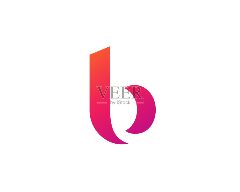 字母B标志图标设计模板元素图标素材