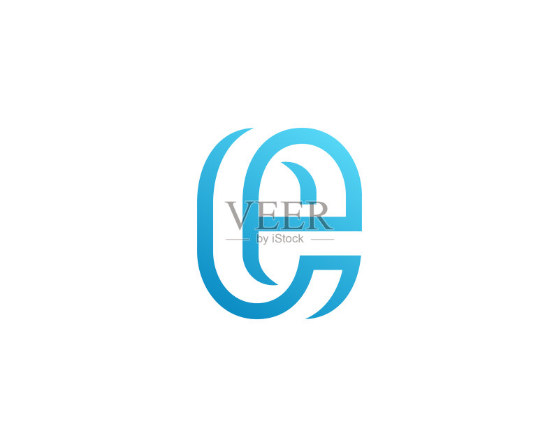字母E Logo图标设计模板元素图标素材