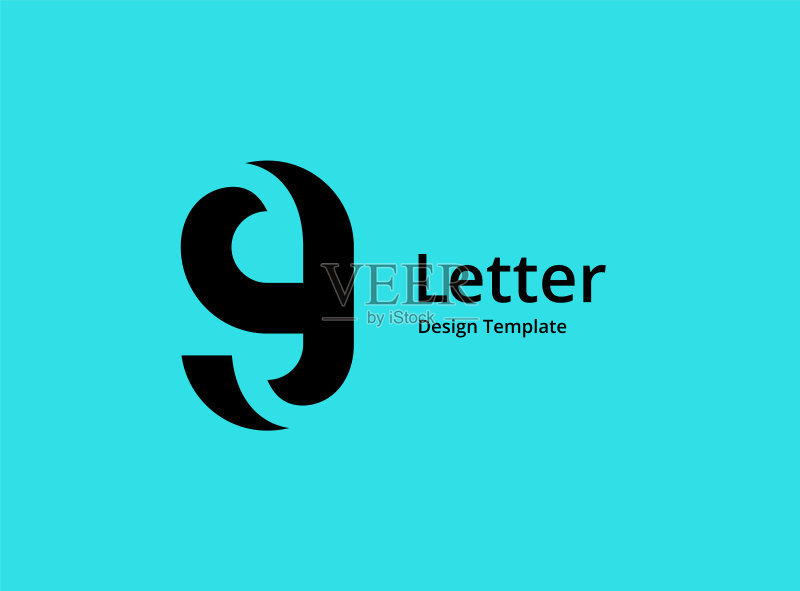 字母G数字9标志图标设计模板图标素材