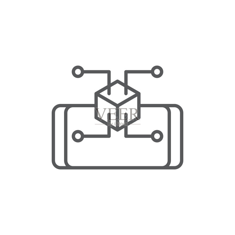 增强现实技术图标图标素材