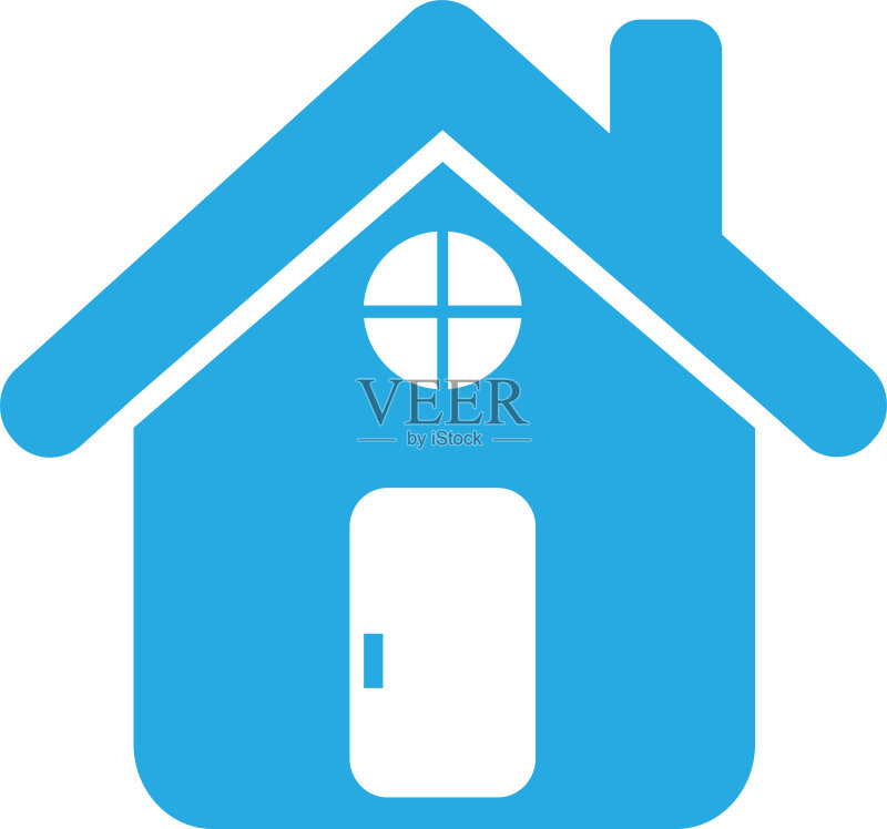 房屋图标房地产标志设计图标素材