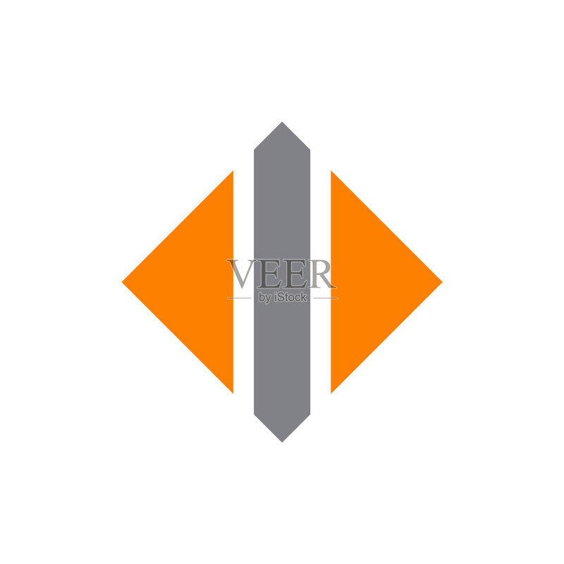 菱形图标logo设计模板图标素材