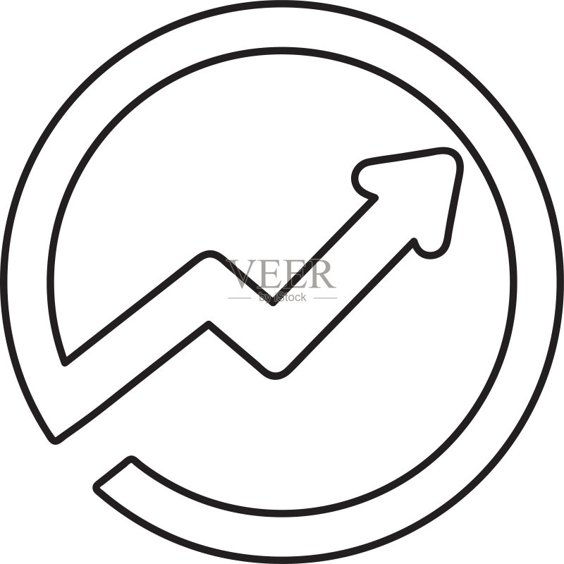趋势图标标志设计图标素材