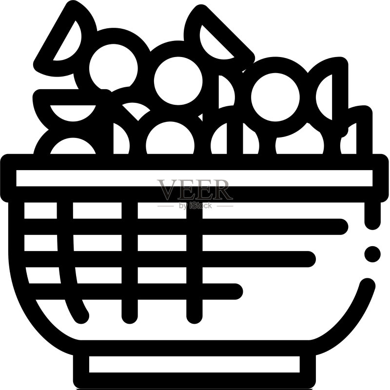 客户糖果黑色图标图标素材