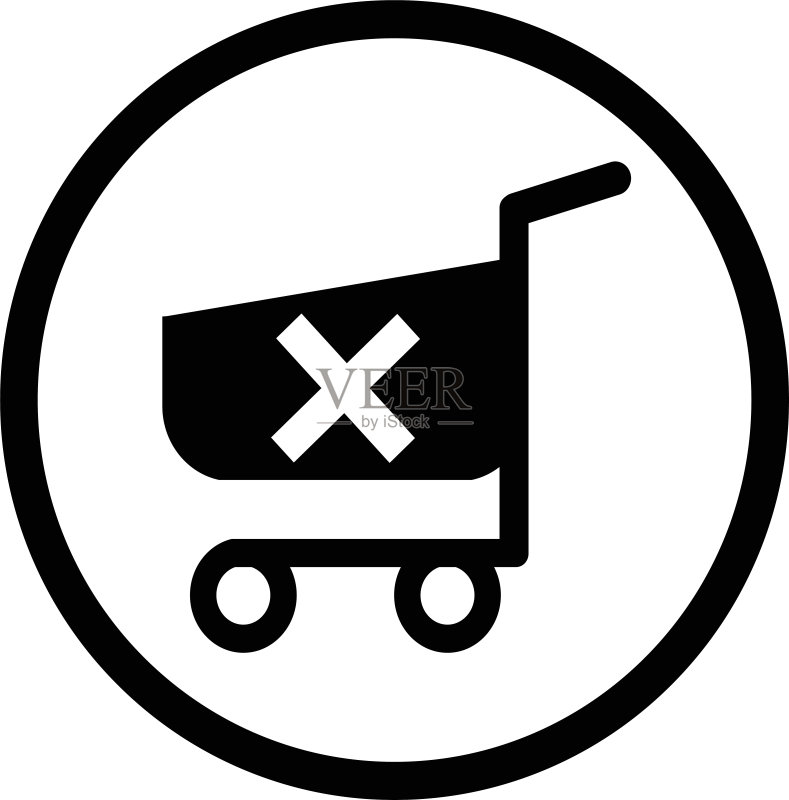 购物车手推车图标标志图标素材