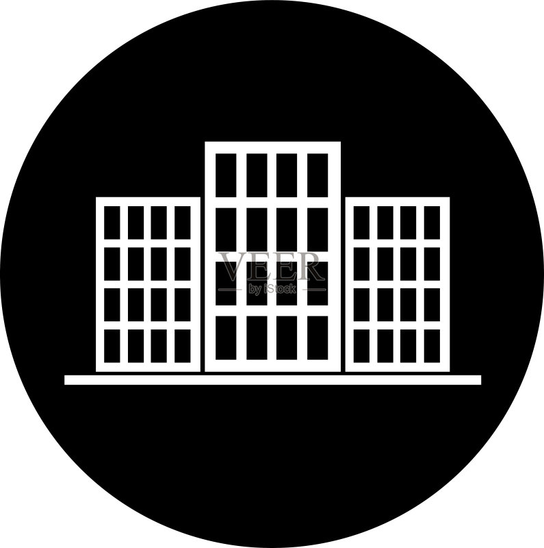 建筑图标标志图标素材