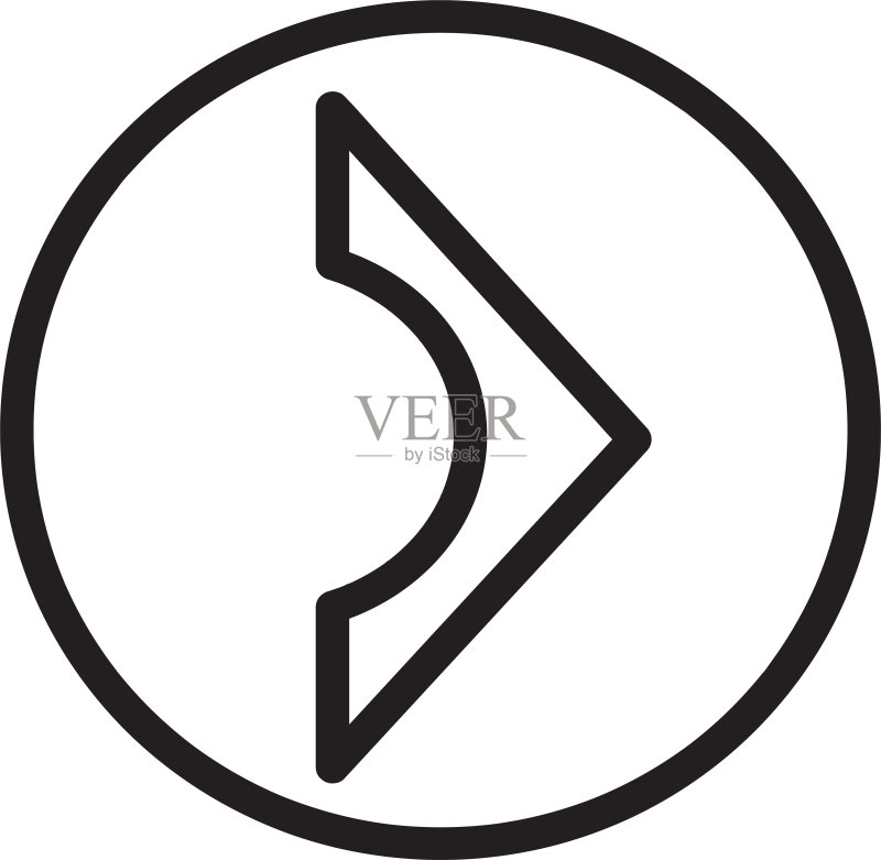 箭头图标标志设计图标素材
