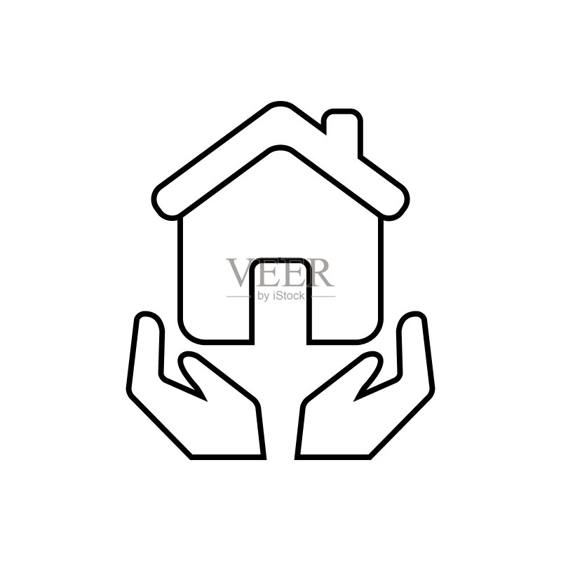 房屋保险图标图标素材