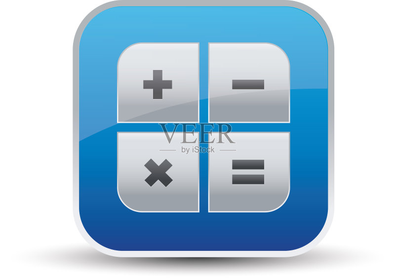 计算器App按钮图标图标素材
