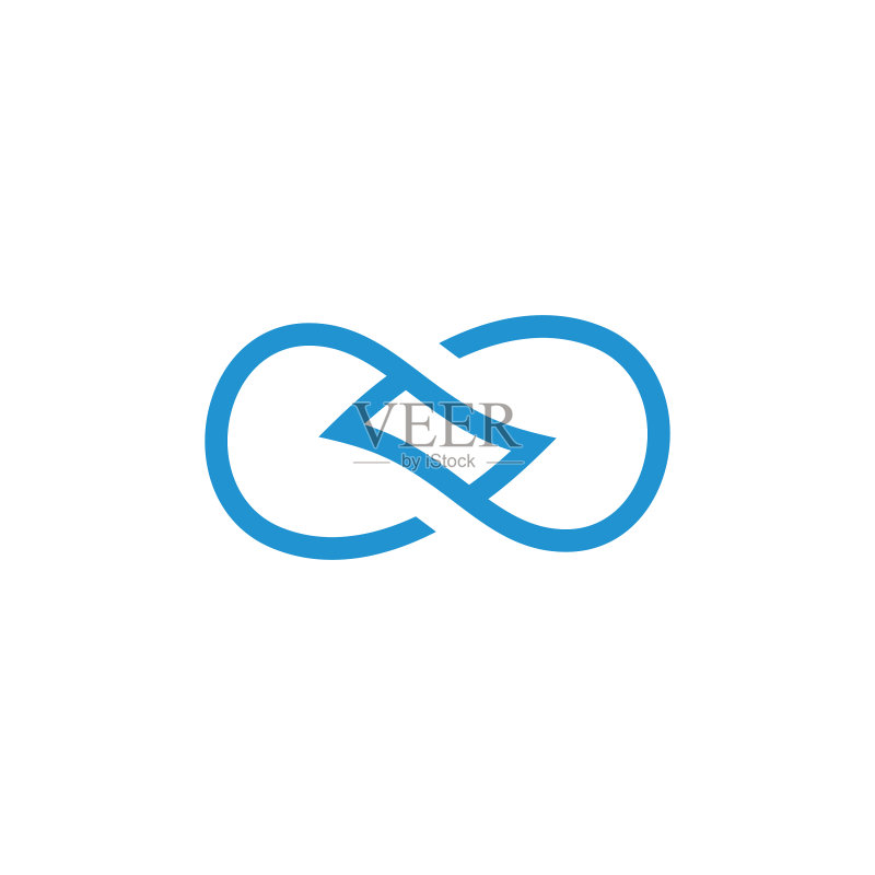 无限水滴链接Logo图标素材