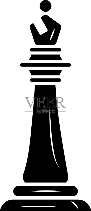 黑色主教棋子图标图标素材