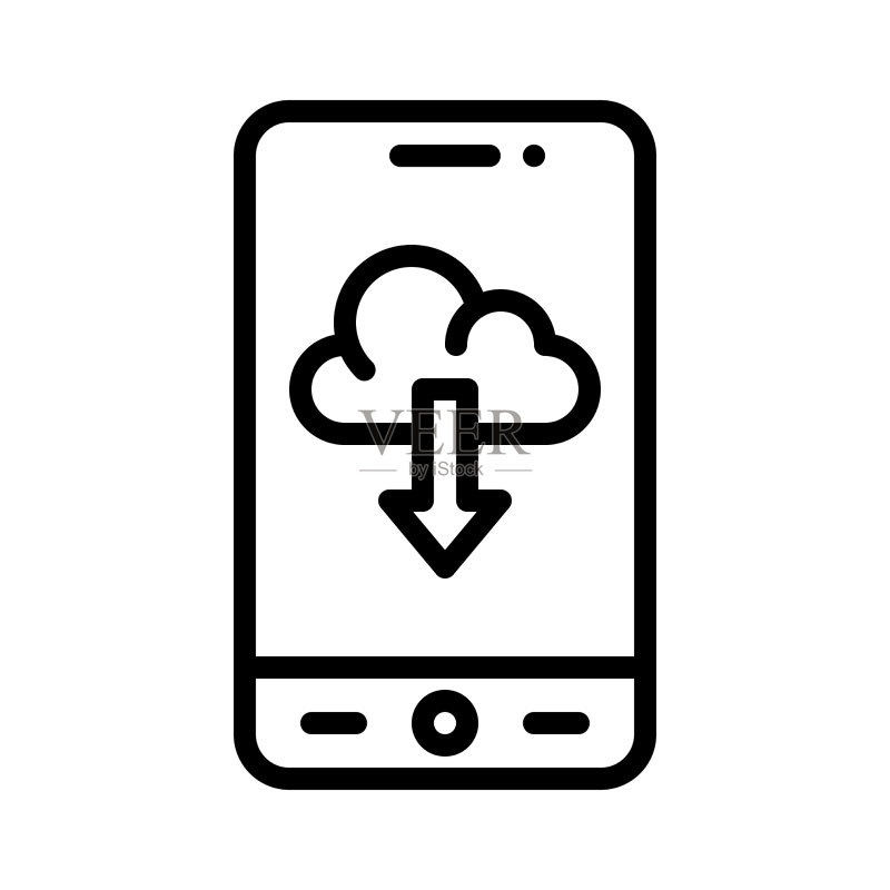 云存储App图标移动应用图标素材