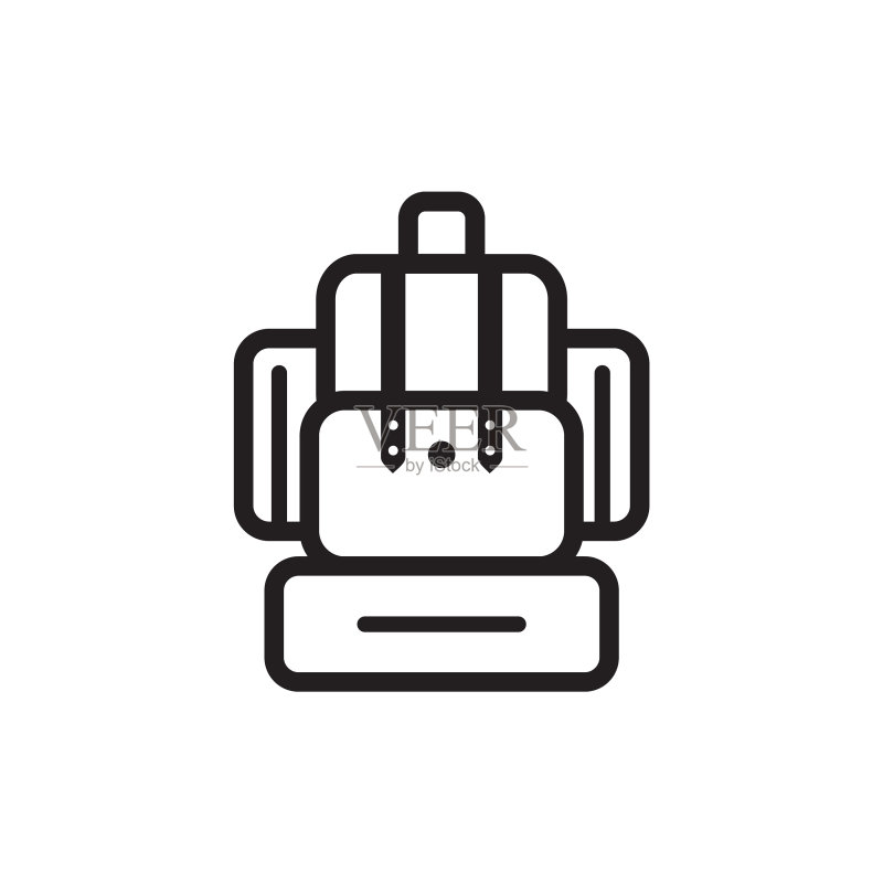 背包logo设计模板图标素材