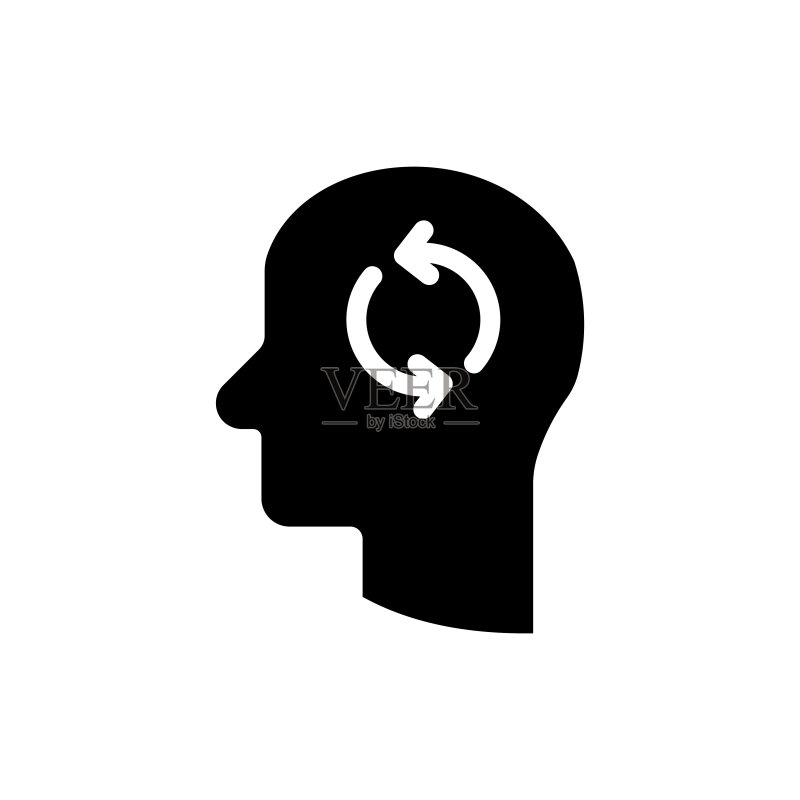 人头旋转图标矢量图图标素材