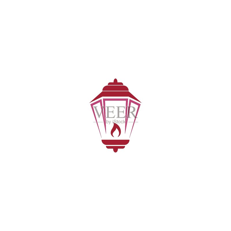 灯笼图标logo设计矢量模板图标素材