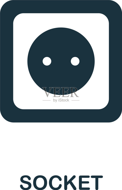 插座图标创意符号图标素材