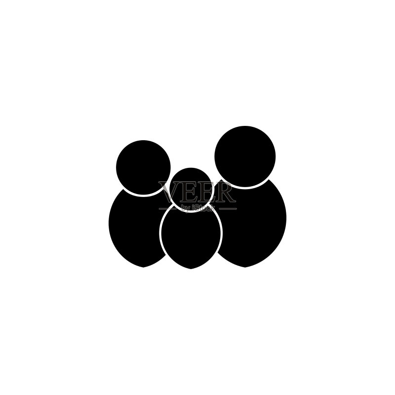 可爱的简约家庭符号图标图标素材