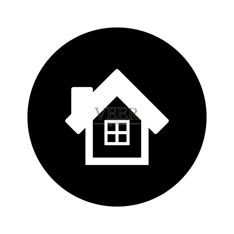 住宅房屋图标矢量素材图标素材