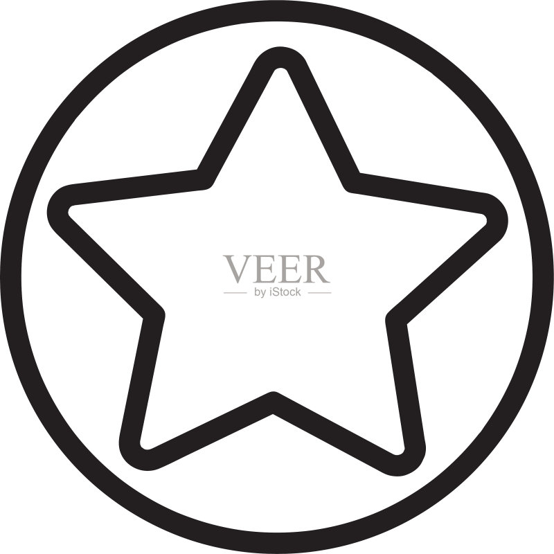 星星图标标志设计图标素材
