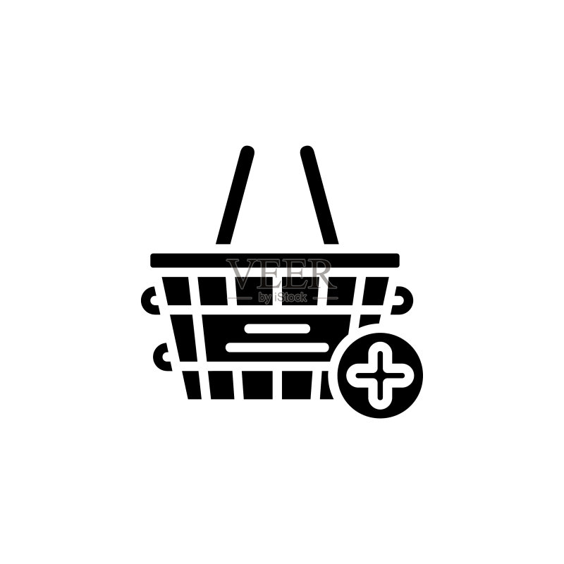 添加到购物车图标,适用于图标素材