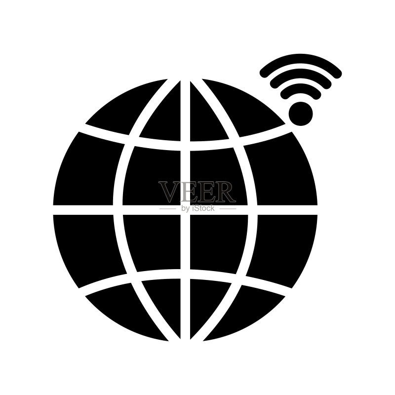 互联网实体地球图标图标素材
