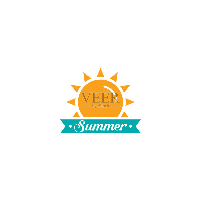 夏季Logo设计图标素材