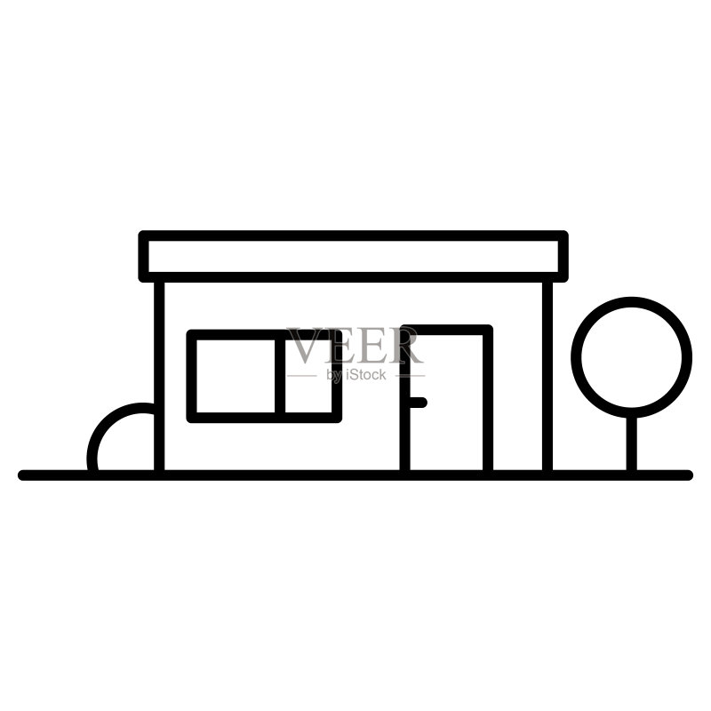 房屋矢量图标图标素材
