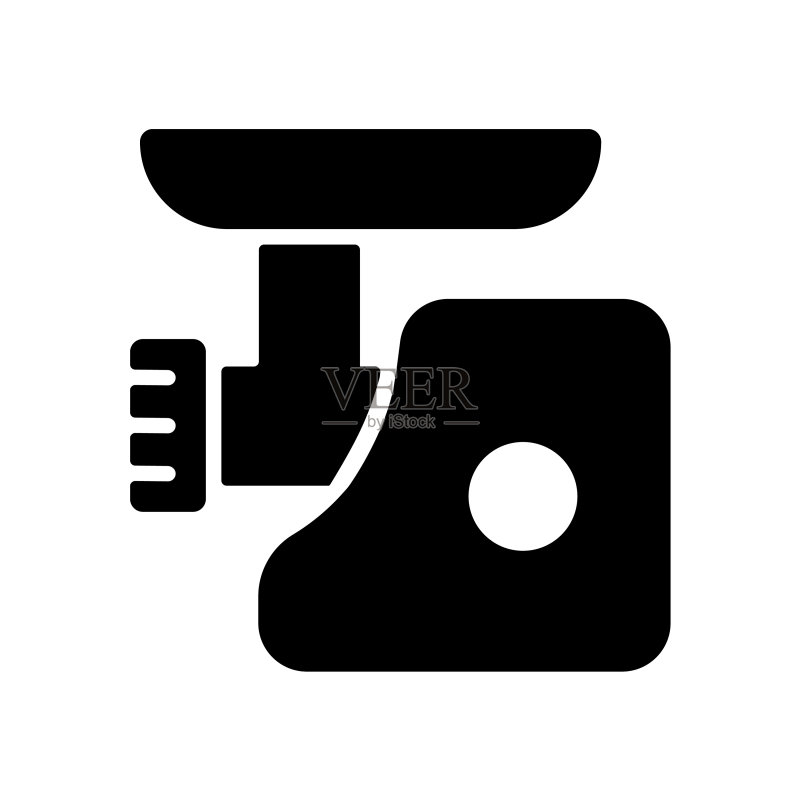 电动绞肉机glyph图标图标素材