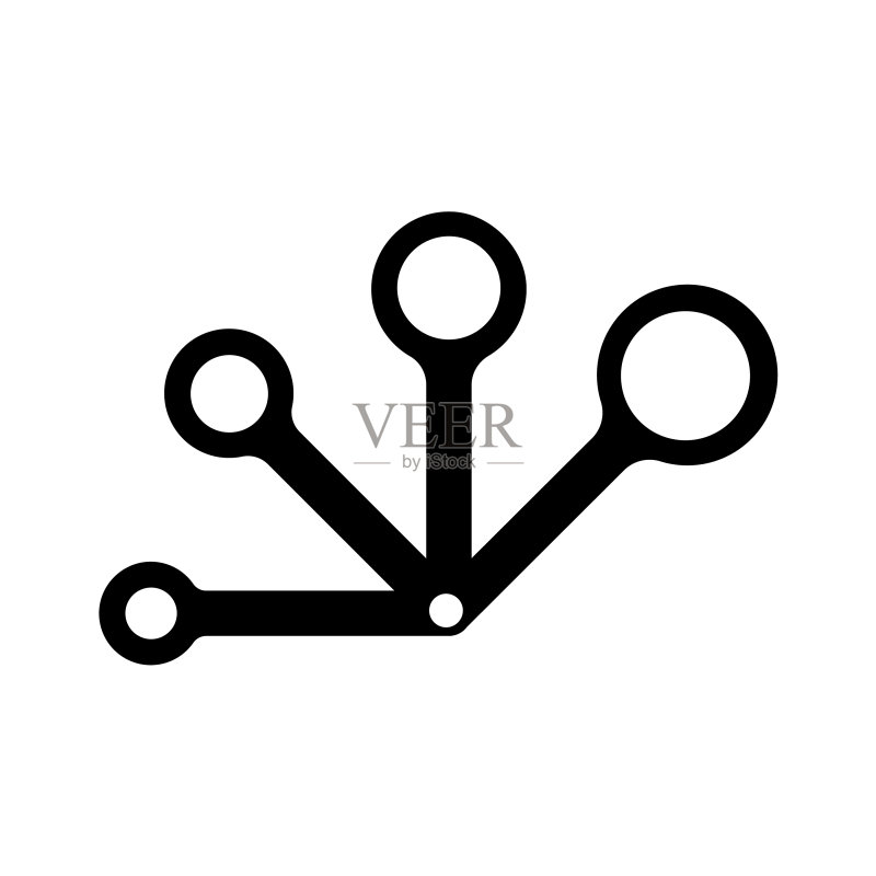 量勺字形图标厨房用品图标素材