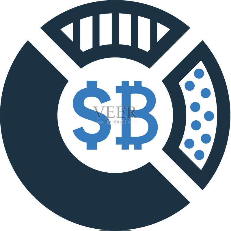 比特币货币图表图形图标素材