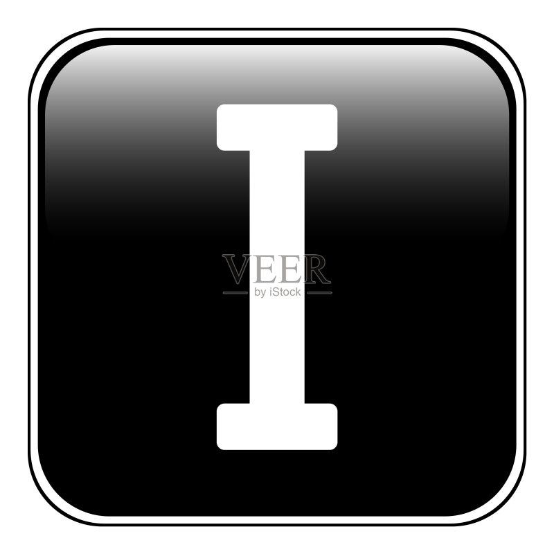 罗马数字一图标素材