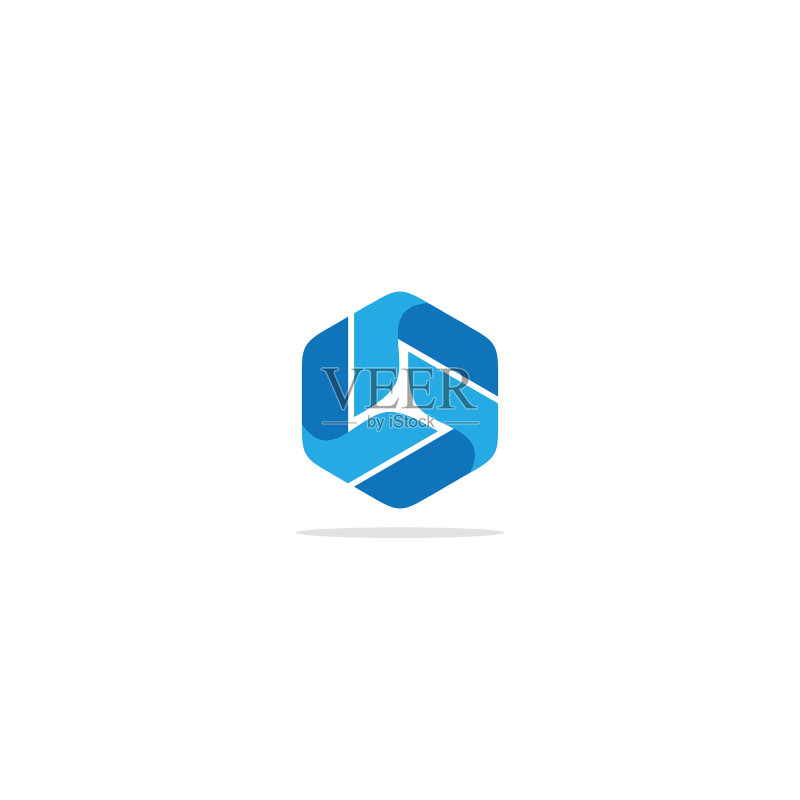 多边形圆形Logo图标素材