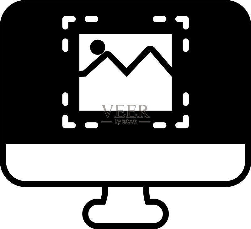增强现实设计电脑AR图标线条图标素材