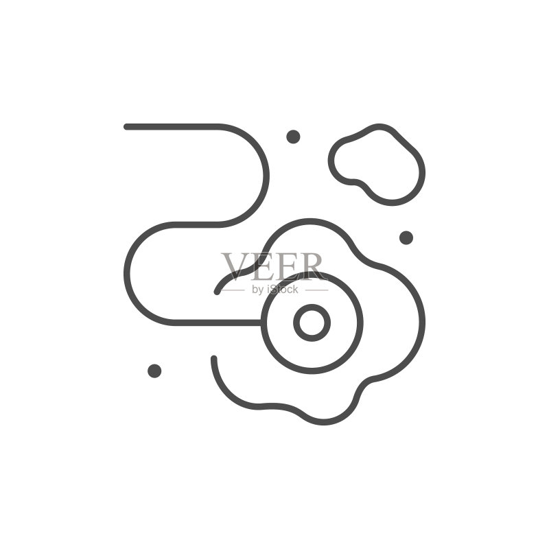 防漏系统线性图标图标素材