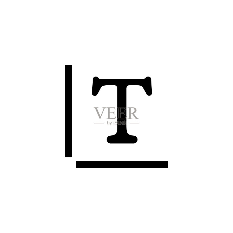 文本字体样式扁平图标图标素材