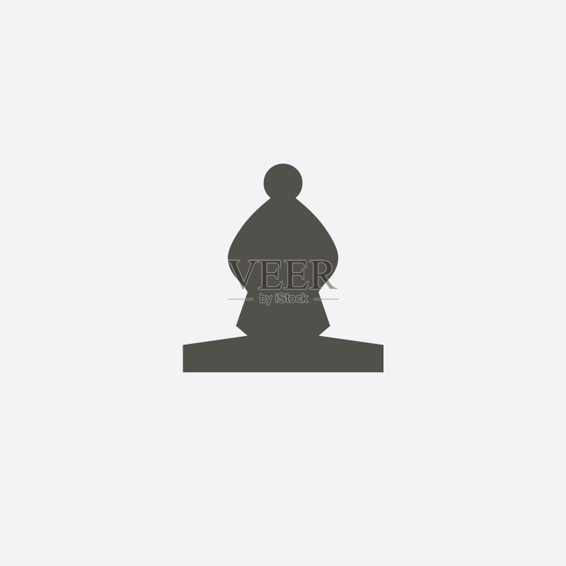 国际象棋主教棋子图标图标素材