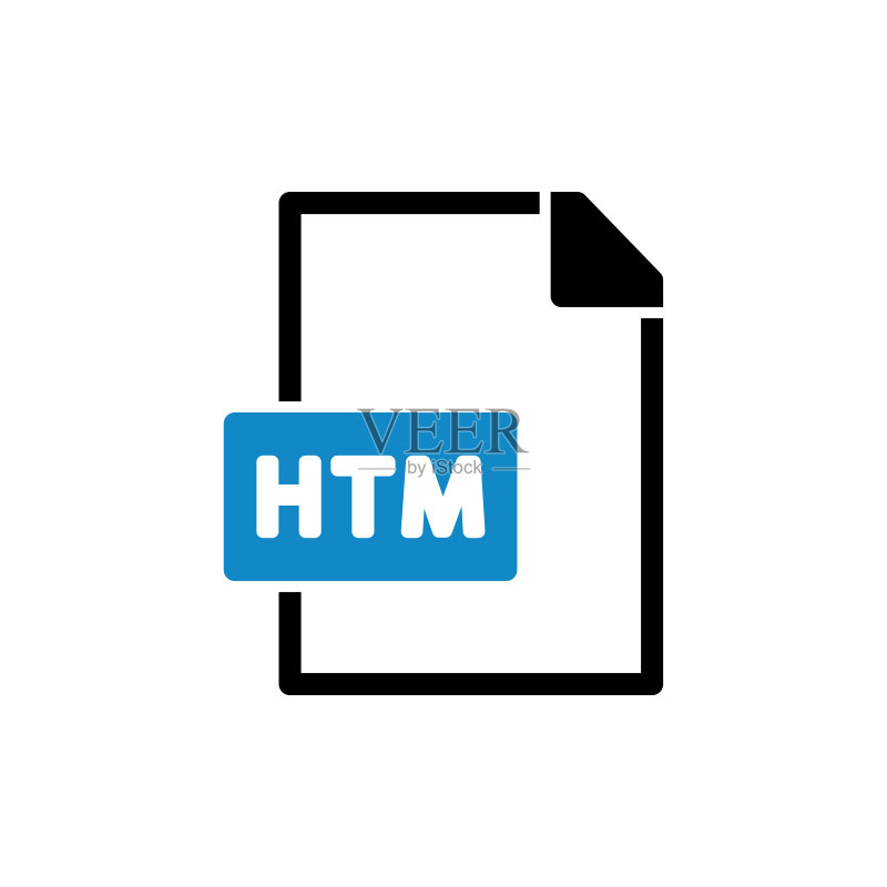 HMT文件格式图标库存插图图标素材